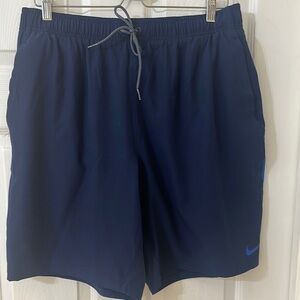 Nike Navy Blue Athletic Shorts